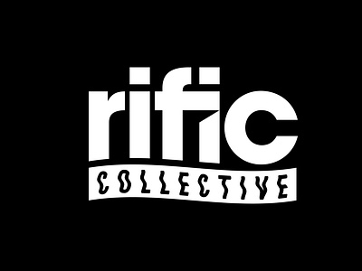 Rific Collective Brand Design brand brand design brand identity brand logo branding branding design custom type design logo logo design logotype merch merch design sans serif sports type type design typography vanguard