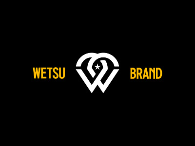 WETSU Logo Design apparel army bold brand brand identity brand logo branding branding design clean identity logo logos logotype merch minimal simple vanguard wetsu