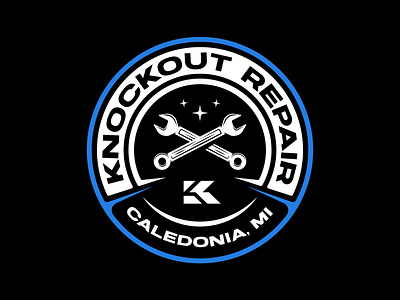 Knockout Repair Badge Design