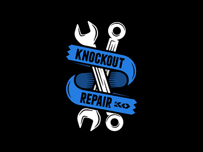 Knockout Repair Badge Design