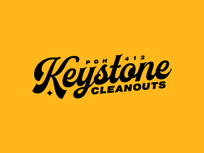 Keystone Clean Outs - Wordmark apparel bold brand brandidentity branding clean identity logo logodesign logos logotype merch type typedesign typography vanguard vintage word wordmark