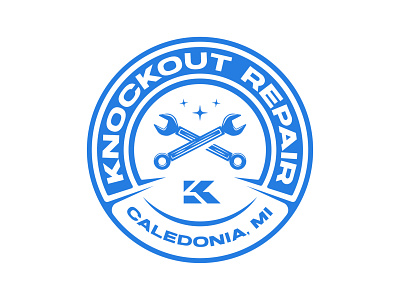 Knockout Repair Badge Design