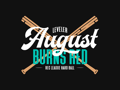 August Burns Red // Baseball Alternate apparel august badge band baseball brand branding graphic illustration merch metal metalcore modern rock shirt typography vanguard vintage