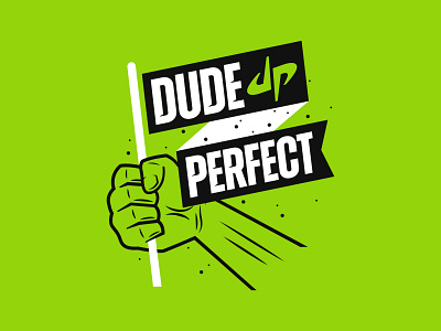 DUDE PERFECT // Apparel apparel bold branding clean dude extreme flag illustration loud merch modern perfect shirt sports strong vanguard youth