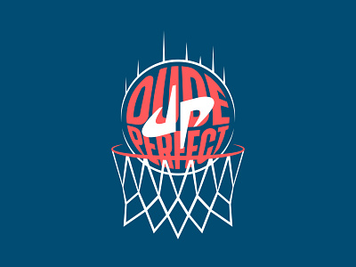 DUDE PERFECT // Apparel Design apparel basketball bold brand branding bundle dude perfect icon logo logo design loud merch modern simple sport sports strong vanguard