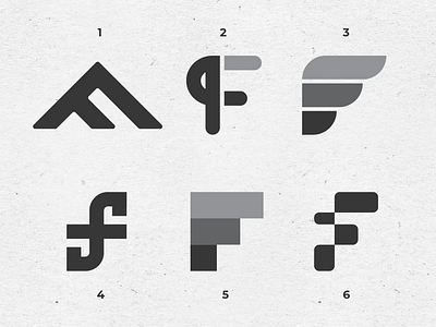 Letter F exploration branding flogo letter letterf lettermark lettermarkexploration logo logomark symbol