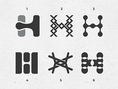 Letter H exploration branding hlogo letter letterh lettermark logo logomark typography