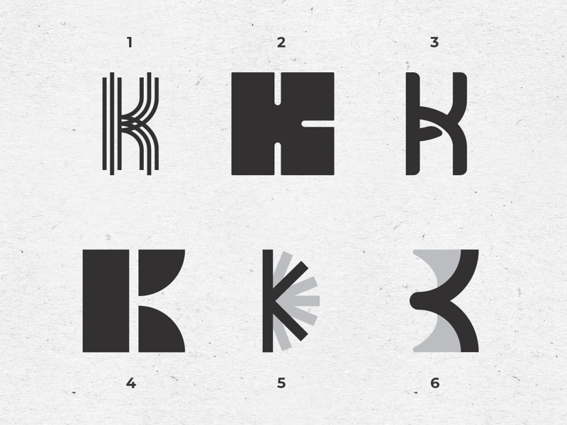 Letter K exploration by Nick Stewart on Dribbble