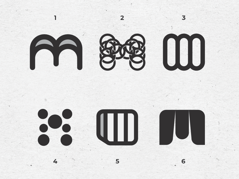 Letter M exploration by Nick Stewart on Dribbble