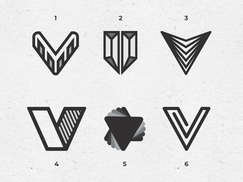 Letter V exploration by Nick Stewart on Dribbble