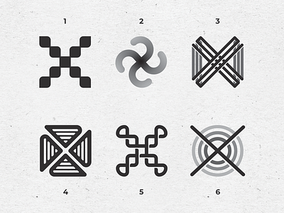 Letter X exploration by Nick Stewart on Dribbble