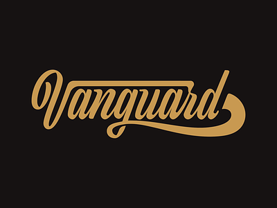 Vanguard Branding branding lettering logo script type typedesign typetopia vanguard vanguarddesignco viktor