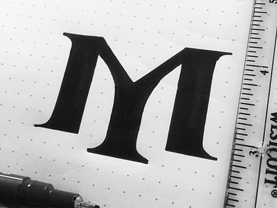 M Lettermark letterlogo lettermark logo logomark mlogo monogram typetopia
