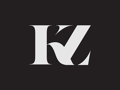 KZ Monogram brandidentity kz kzlogo letter letterlogo lettermark letters logo logobrand logomark monogram monogramlogo vanguarddesignco