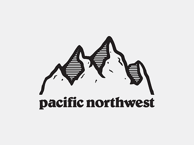 Pacific Northwest branding logo logobrand merchdesign mountain mountaindesign mountainlogo nature naturelogo pacific pacificnorthwest patagonia pnw vanguarddesignco