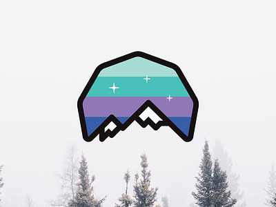 Midnight Mountain Badge
