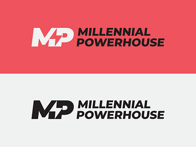 Millennial Powerhouse brandidentity branding clean lettermark letters logo logotype logotypes monogram monogramlogo montserrat type vanguarddesignco