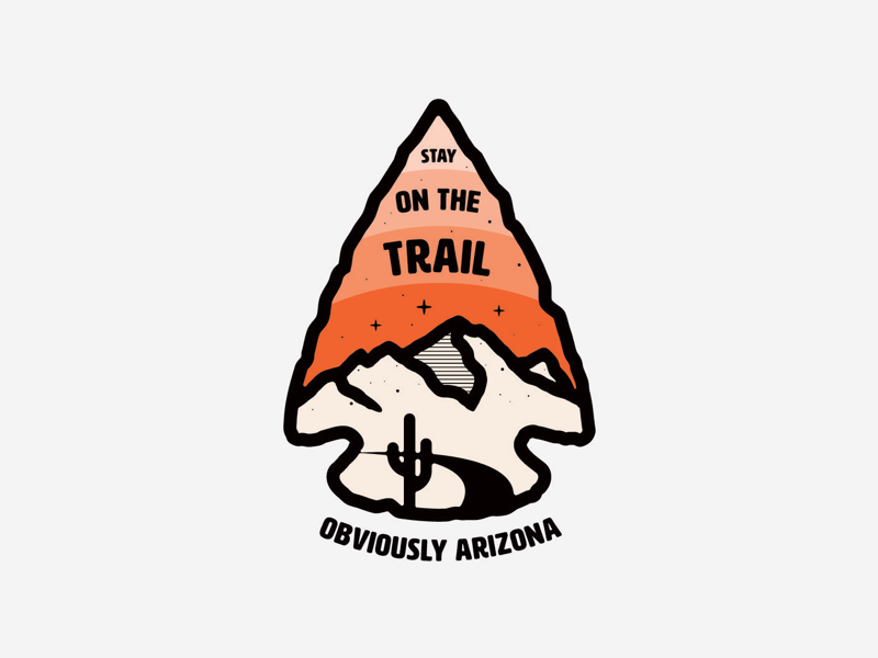 Stay on the Trail patchdesign vanguarddesignco graphicdesigner outdoors nature arizona mountainbadge tshirt clothing clothingdesign badgemerch badgedesigns badge logodesigns logodesign merchdesign merch logo