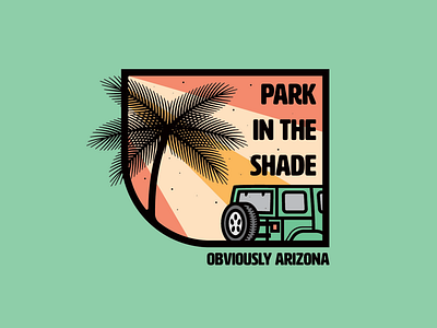 Park in the Shade apparel appareldesign apparelgraphics arizona badge badgedesign clothing illustrator logo logodesign logodesigner merch merchdesign nature vanguarddesignco