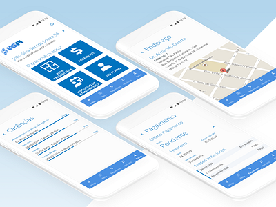 Health Insurance Client's App app health mobile ui ux