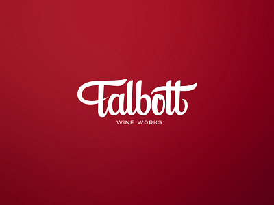 Talbott V1 branding lettering logo logotype wine