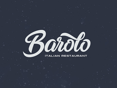 Barolo branding design lettering logo logotype