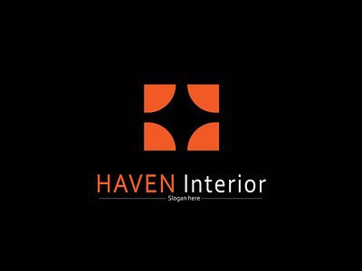 Interior Logo app brand design branding flat icon interior design interior logo lettering logo minimal vector