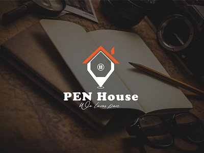 Pen house or Pen store logo