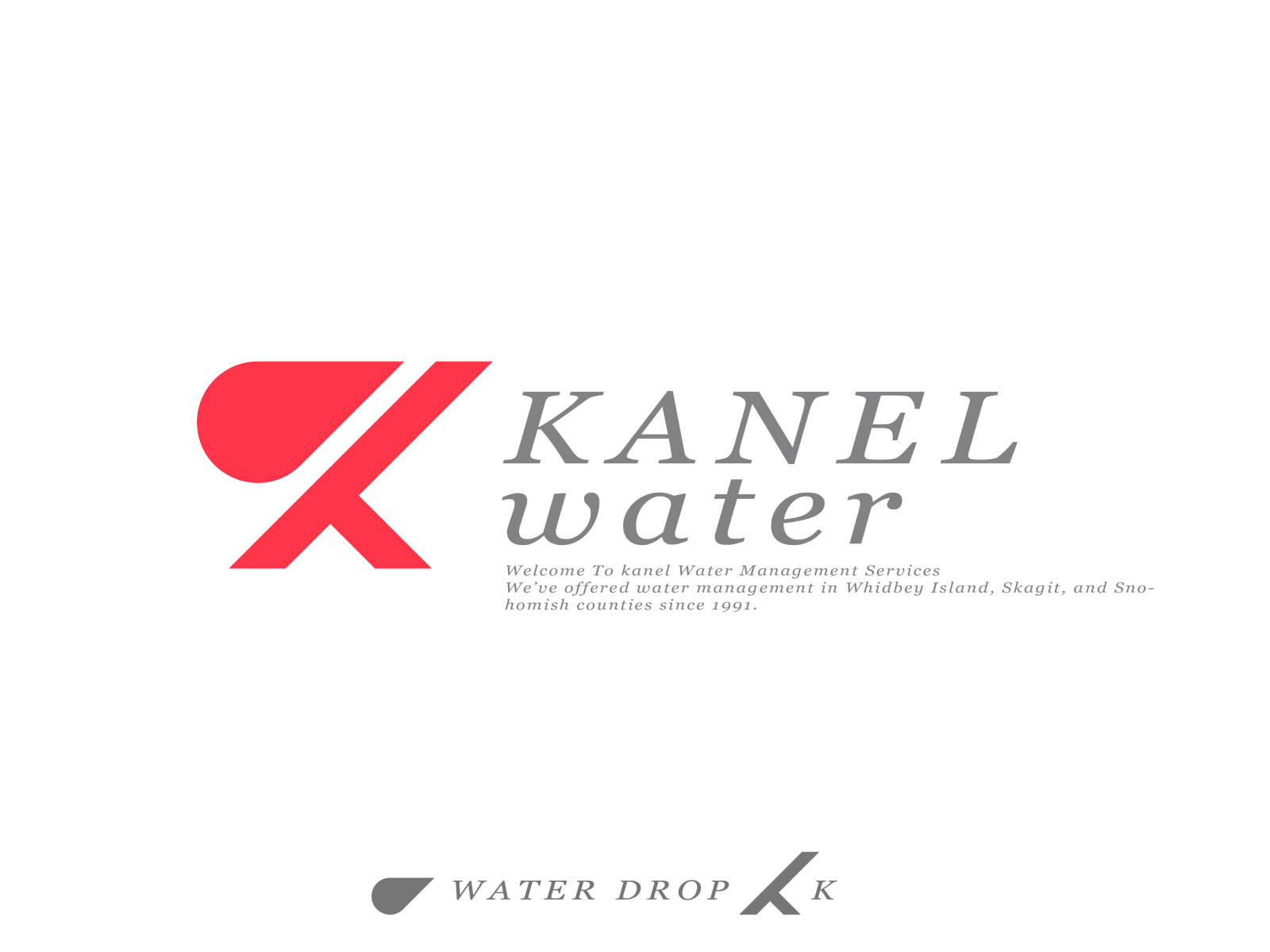 Water company Logo by Saymon on Dribbble