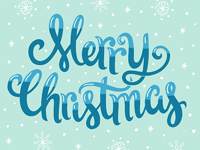 Merry Christmas graphic designer hand lettering illustration illustrator typography