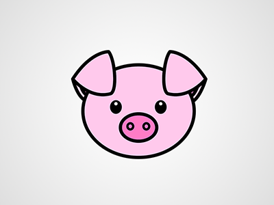 Pig Illustration Icon icon illustration illustrator pig