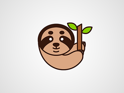 Slot Illustration Icon icon illustration illustrator sloth