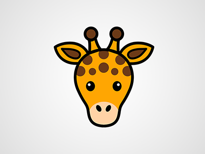 Giraffe Icon giraffe icon icon design illustration vector