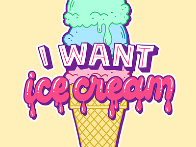 Ice Cream Illustration