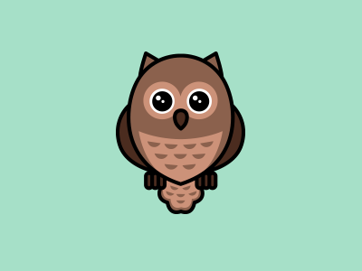 Owl Icon christmas holiday icon illustration merry christmas owl
