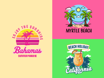 Summer T-shirt Graphics