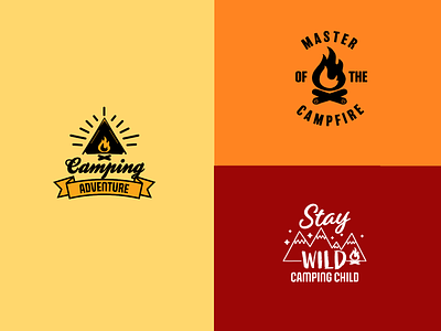 Camping T-shirt Graphics 2 adventure camp campfire camping graphic design icon nature outdoors t shirt t shirt design t shirt graphics typography