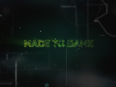 Nvidia Shield 03 console game green nvidia particles play shield typography