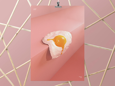 The Persistence of an Egg abstract arnold c4d c4dtoa cinema4d dali egg poster surreal