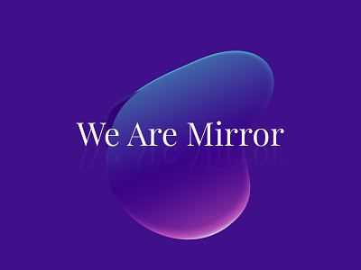 Mirror Design art design design app designer firm gradient illustrator logo photography ux