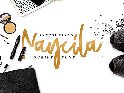 Naycila Script Font fashion font free handwriting loho photography quote script signature