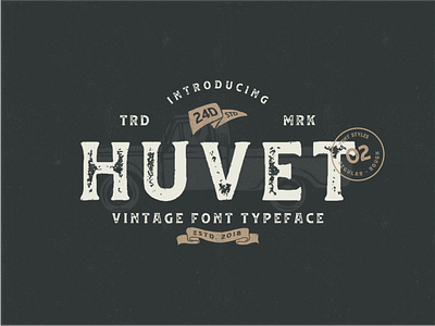 Huvet Typeface