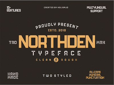 Northden Font | Industrial Font