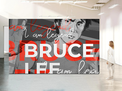 Bruce Lee Wall Art - Urban Dining Concept