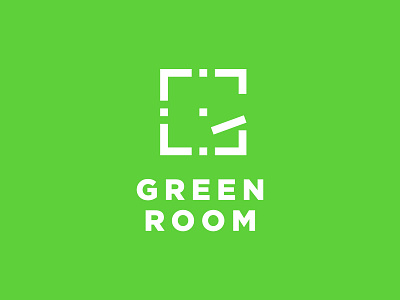 Green Room (Concept) branding concept design door g green green room greenroom just for fun logo no pen photography room vector