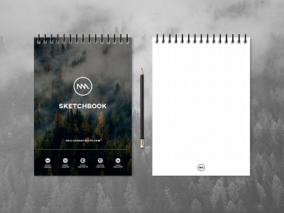 Branded sketchbook