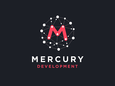 Mercury Development (Concept) branding challange challenge concept design development logo mercury network planet playoff stars system