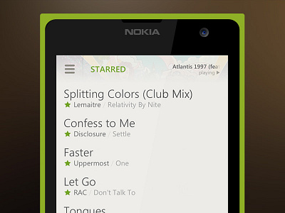 Spotify for Windows Phone (concept) app metro spotify ui windows phone wp8