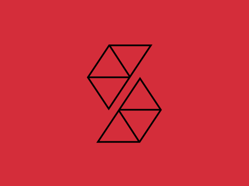 Personal ident animation gif after effects logo slice glitch ident personal