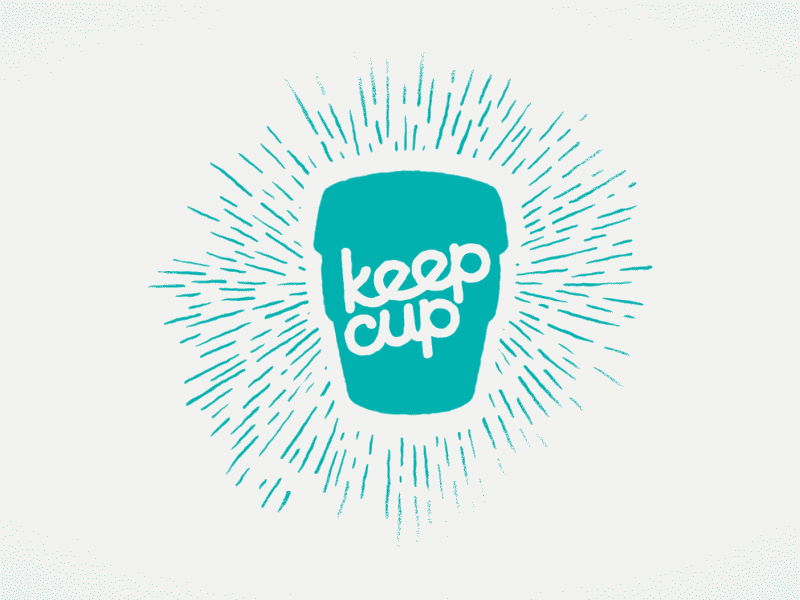 KeepCup Logo Resolve after effects animation gif keepcup logo loop motion motion graphics